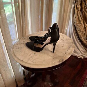 Firth Black Zev T-strap Pumps